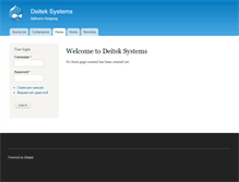 Tablet Screenshot of deitek.com